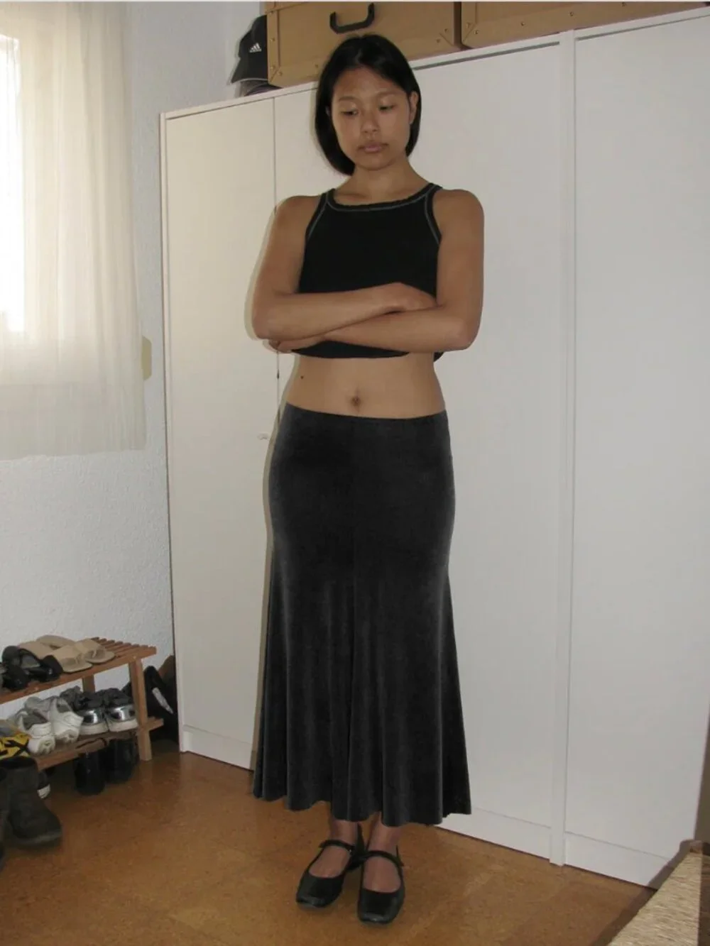 Paloma Wool Vicky Flared Cupro Skirt (Black, size M) - Picture 4 of 14